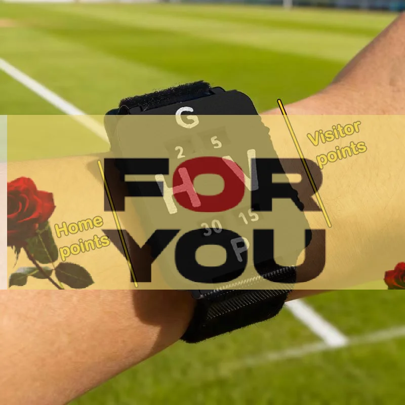 

Многофункциональный браслет для подсчета очков в крикете/теннисе/падле, мгновенный трекер результатов, портативный счетчик очков для тренеров, судей, игроков