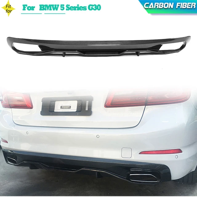 Carbon Fiber Car Rear Bumper Diffuser Lip Spoiler for BMW 5 Series G30  Standard Sedan 4 Door 530i 540i 2017-2020 Rear Diffuser - AliExpress