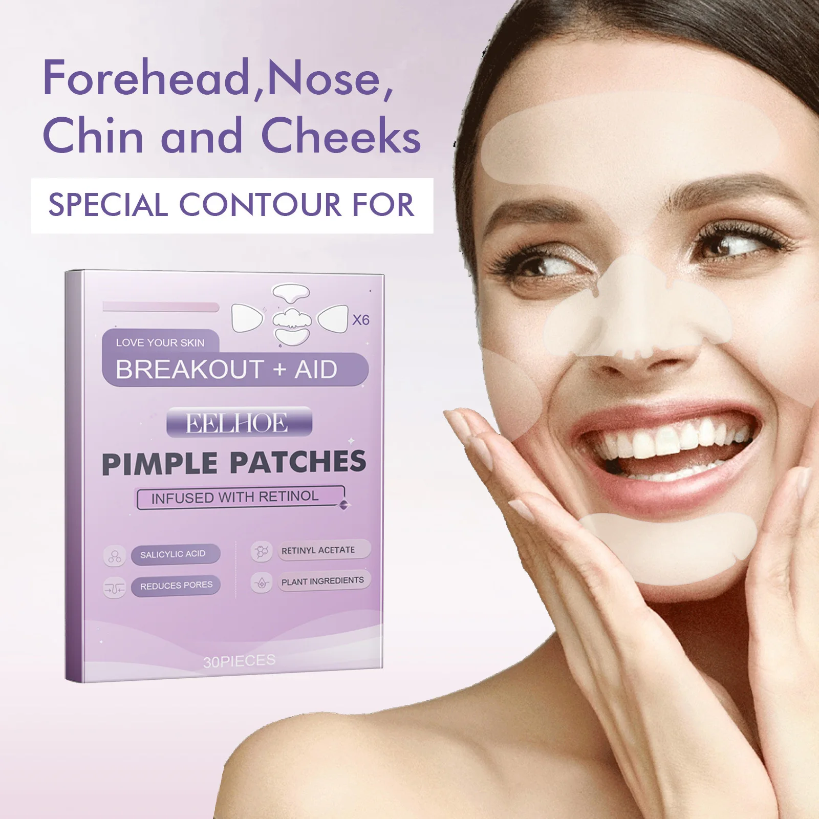 Acne Removal Patches Erase Acne Marks Repair Skin Moisturizing Face Cleaning the Ordinary Salicylic Acid for Acne Pimple Patch