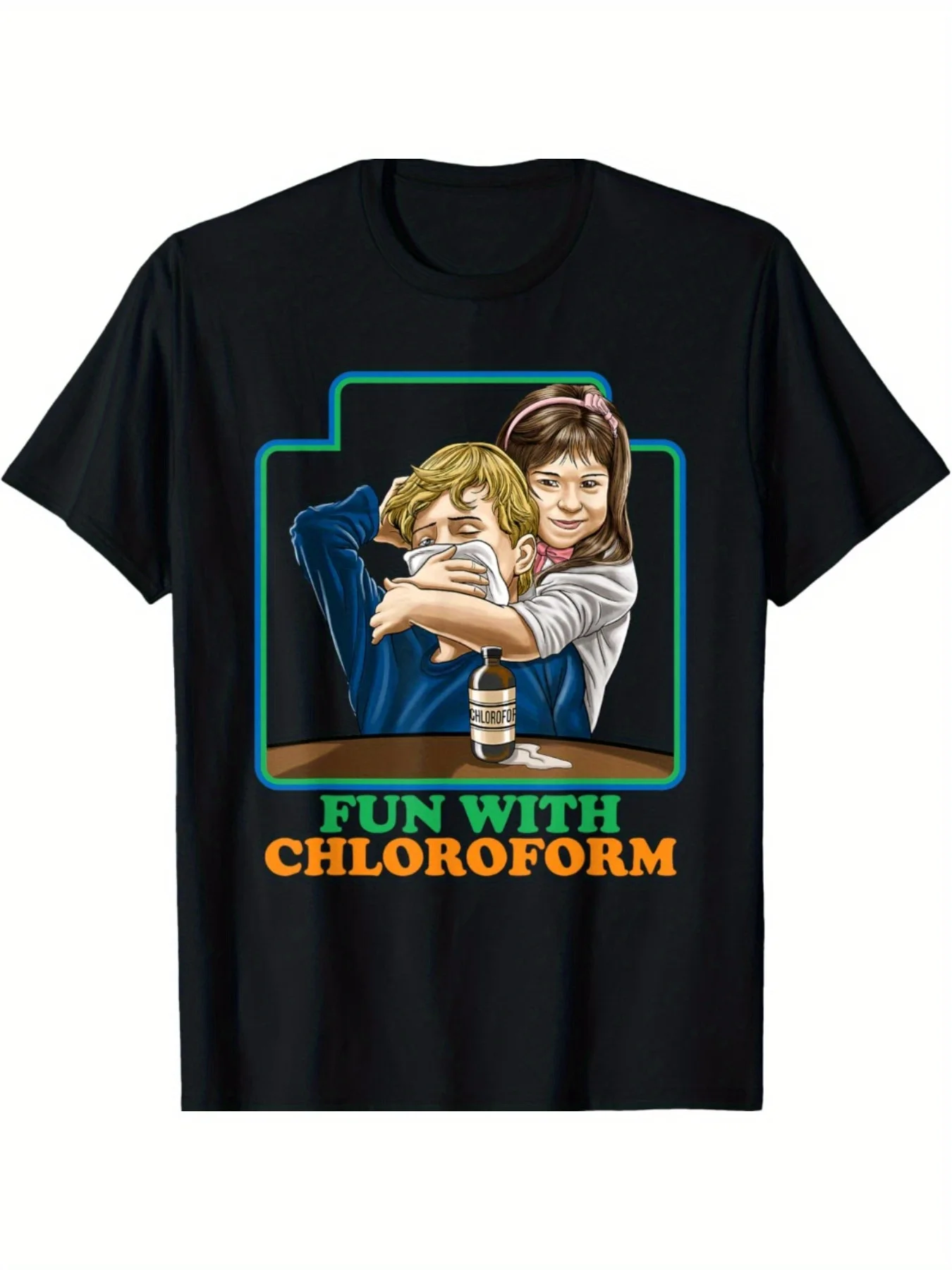 

Fun With Chloroform Забавная рубашка с темным юмором — саркастическая футболка