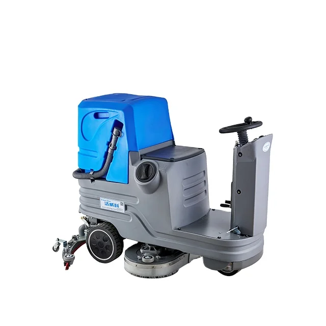 

Sino Cleanvac Industrial Ride on Floor Scrubber Dryer Drive Washing Machine for large area