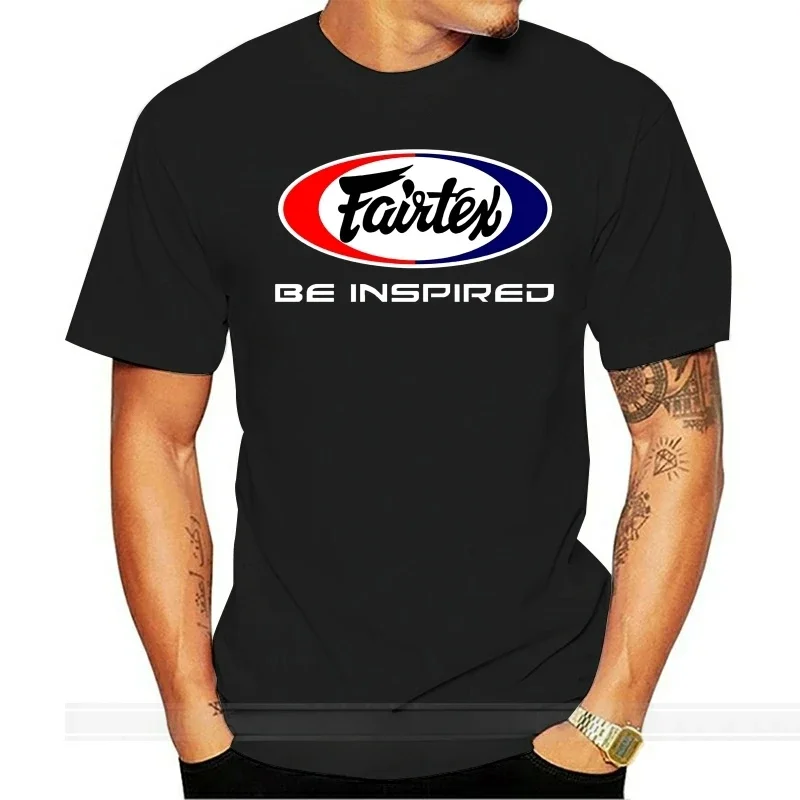 New Fairtex Kickboxing Muay Thai T Shirt S-5XL Sporting Goods Equipment Apparel Male Brand Teeshirt Men Summer Cotton T Shirt