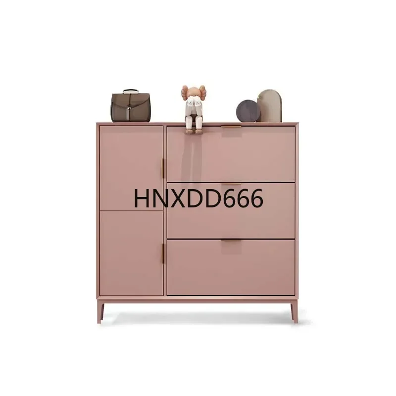 

Luxury Narrow Shoe Cabinet Ultra Tin Tipping Bucket Foldable Organizer Shoe Rack Designer Space Saving Sapateira Furniture Home
