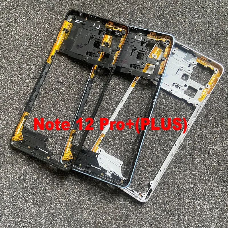 For Xiaomi Redmi Note 12 PRO + Plus 5G Middle Frame LCD Screen Front Frame Housing Bezel Chassis Plate Replacement