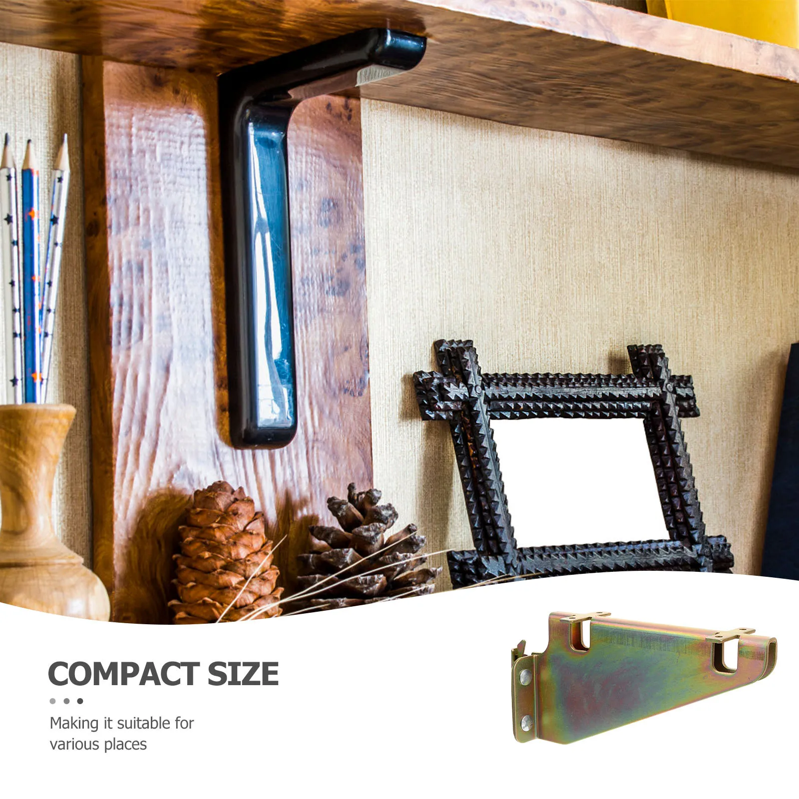 

E Track Fixed Shelf Bracket Galvanized Steel For Trailer Storage Shelves Mounting Hardware Track Accessories