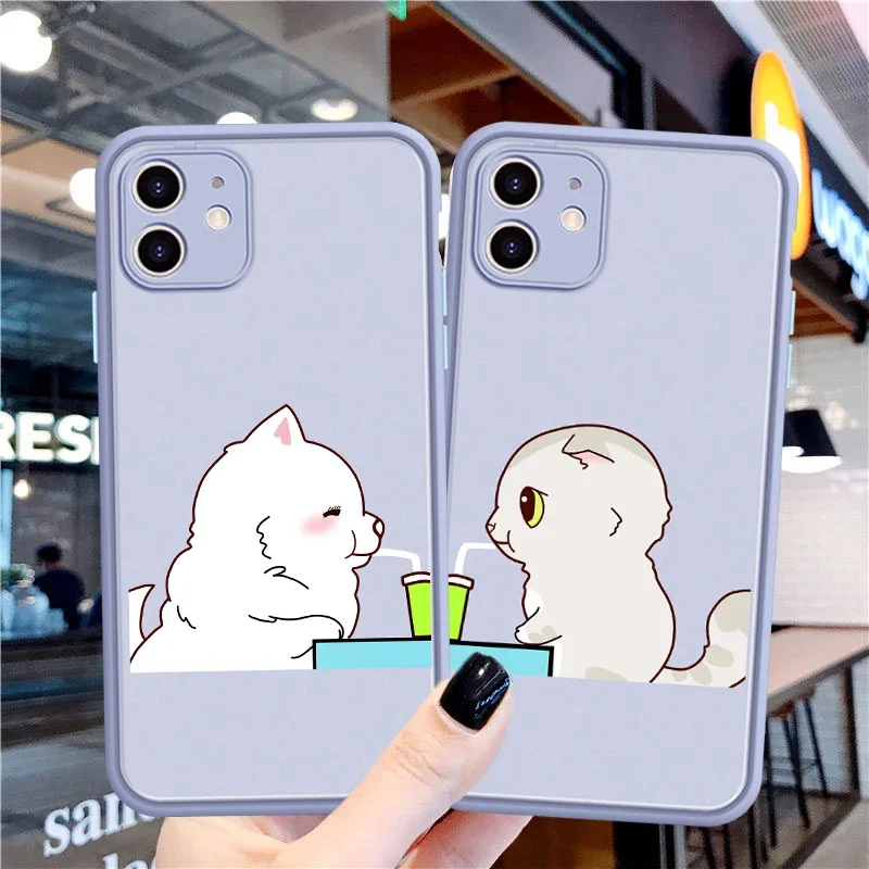 GYKZ Bff Best Friends Forever Always Couple Phone Case For iPhone 14 15 13 12 Pro MAX 11 XS SE 2020 XR 8 Plus Shockproof Cover