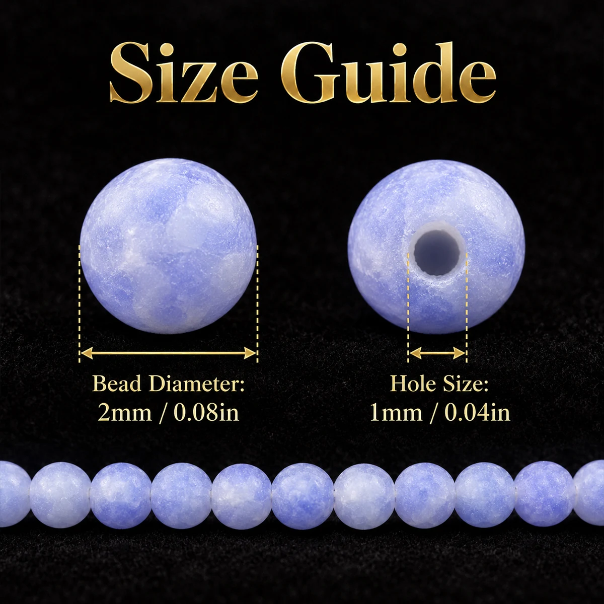 2mm 100–300pcs Natural Turquoise Light Purple Handcrafted DIY Jewelry Making Beads for Bracelets Necklaces Decorative Accessorie
