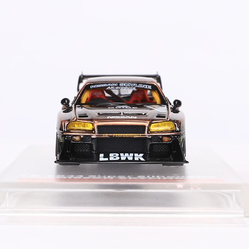 CM MODEL 1:64  Skyline LB-ER34  Super Silhouette Diecast Simulated Alloy Car Model