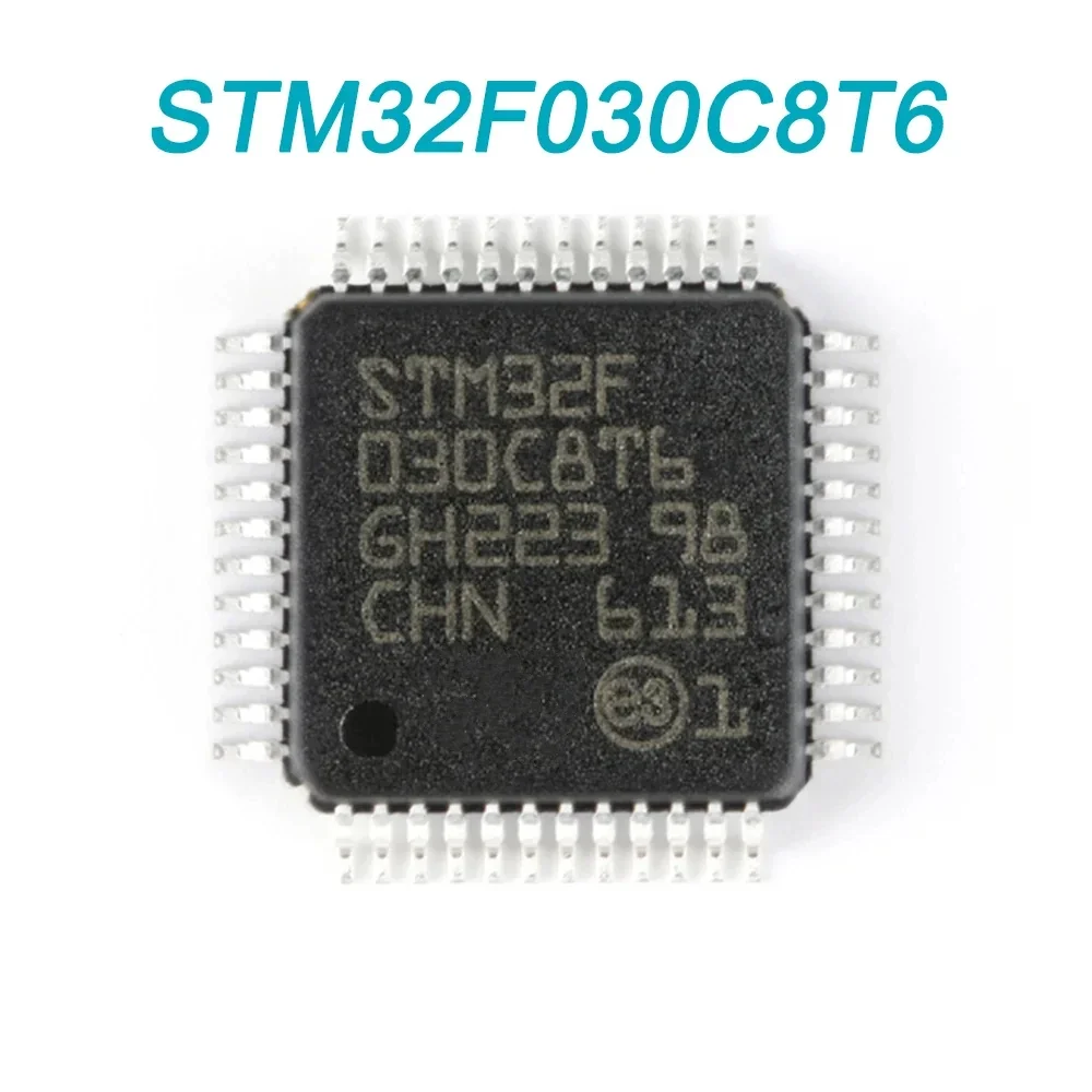 1/5PCS STM32F030C8T6 LQFP-48 32F030C8T6 STM32 030C8T6 STM32F ARM Cortex-M0 microcontrolador de 32 bits -MCU com chip flash de 64 KB