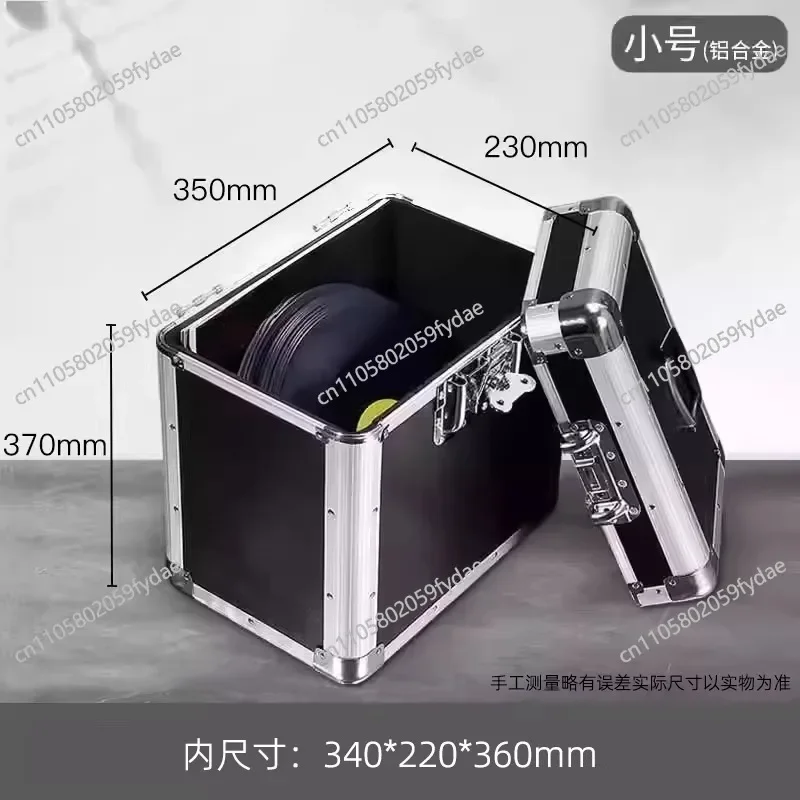 Vinyl Storage Box Record Storage Box Collection Box CD Album  Video Disc Moisture-proof Storage Technician Makeup CaseA