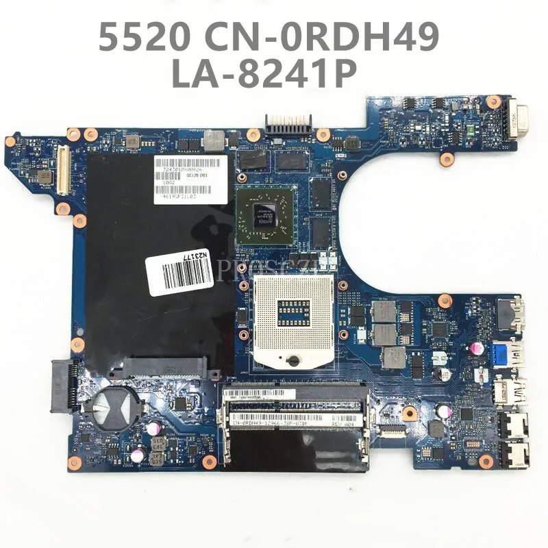 CN-0RDH49 0RDH49 RDH49 Mainboard For Dell Vostro 15R 5520 3560 7520 Laptop Motherboard LA-8241P HD7600M SLJ8C 100%Full Tested OK