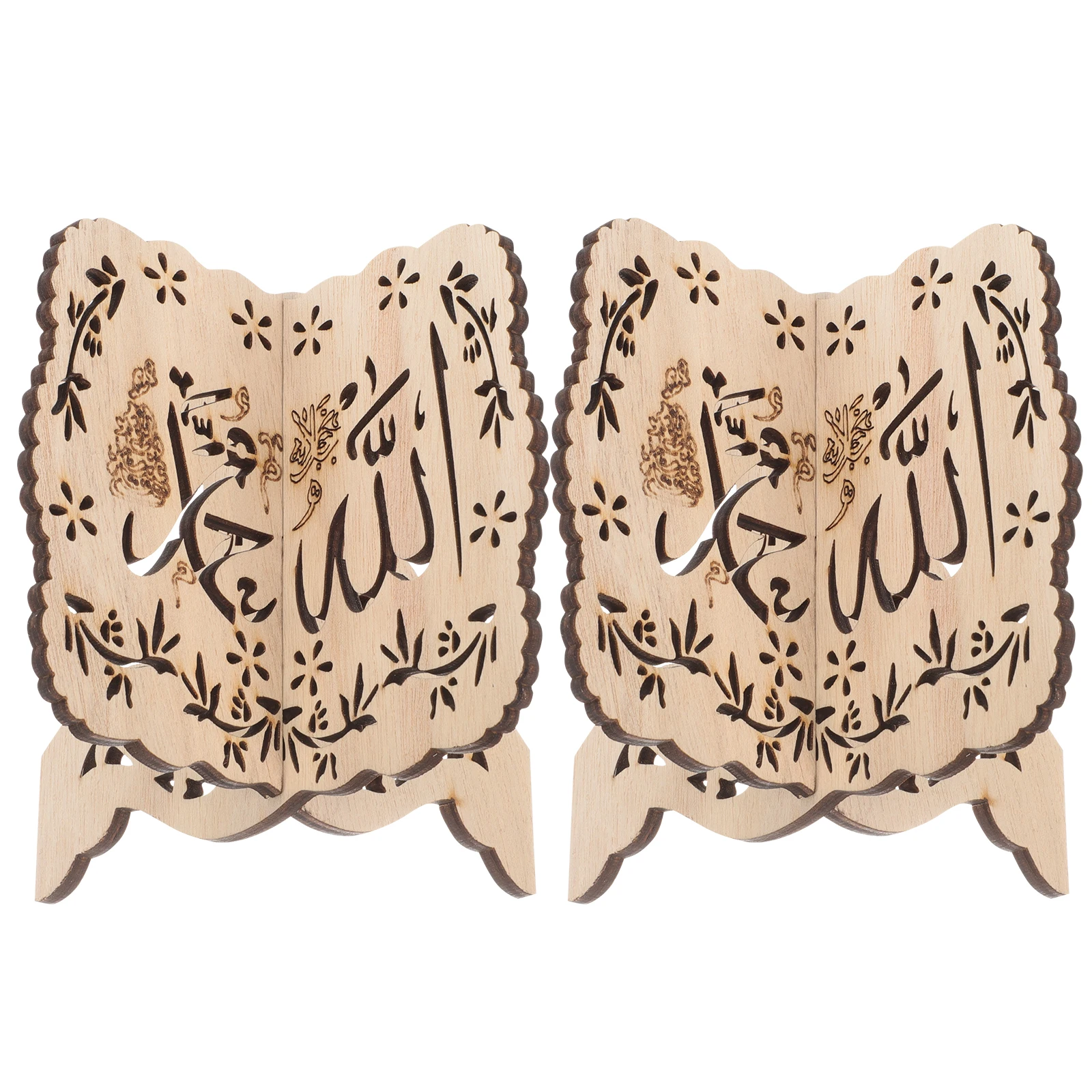 2 قطعة حامل كتب خشبي حامل رف شاشة رف الكتب الزخرفية قسط أطفال الطلاب الرسامين تصميم أنيق سلس