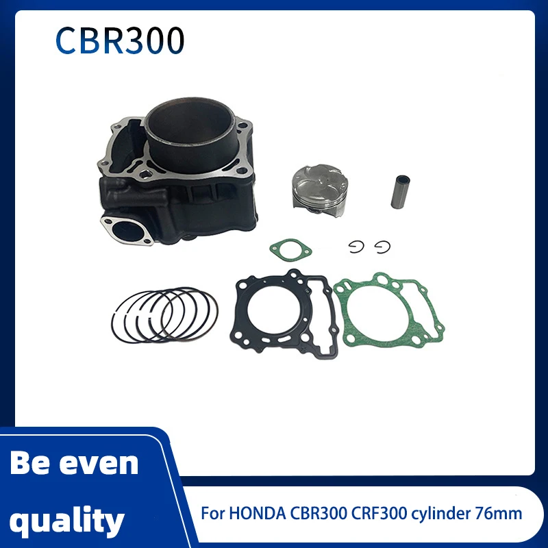 

Cylinder Kit 76mm Motorcycle Engine Parts Motorcycle Cylinder Piston Suitable For HONDA CBR300 CRF300 Cylinder CBR300 Cylinder