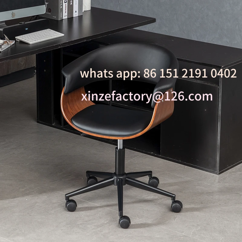 

Customizable litego drewna Ergonomiczne, obrotowe krzesło biurkowe z regulacją wysokości Kompaktowe krzesła do