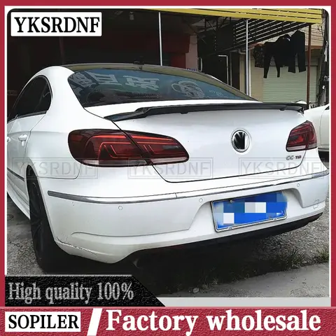 R Style ABS rear roof spoiler lip wings for Volkswagen VW Passat CC Sandard 2009-2018