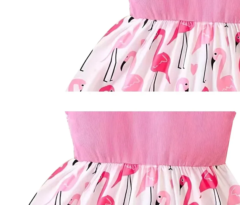 Gabby Dollhouse Dress Summer Clothes Girl Fluffy Sequin Kawaii Princess Dress Cute Anime Figures Short Skirt Child Clothing Gift