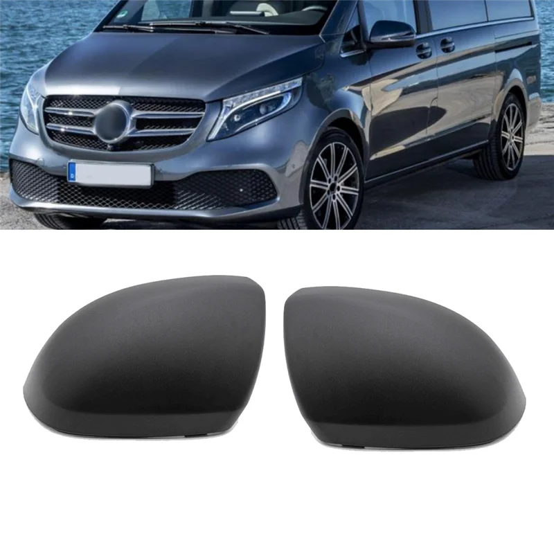 ABHY-Car Rearview Mirror Cover Trim For Mercedes-Benz VITO W447 2014-2020 Side Mirror Caps Car Accessories