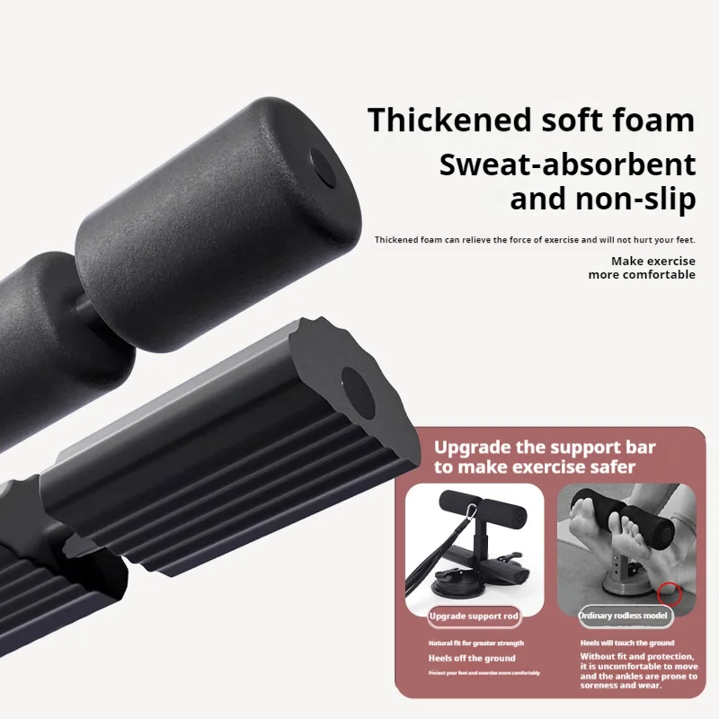 @ جهاز تمرين عضلات البطن مع شريط مقاومة للمساعدة في الجلوس معدات الصالة الرياضية للمنزل مدرب عضلات الحوض ممارسة كمال الأجسام