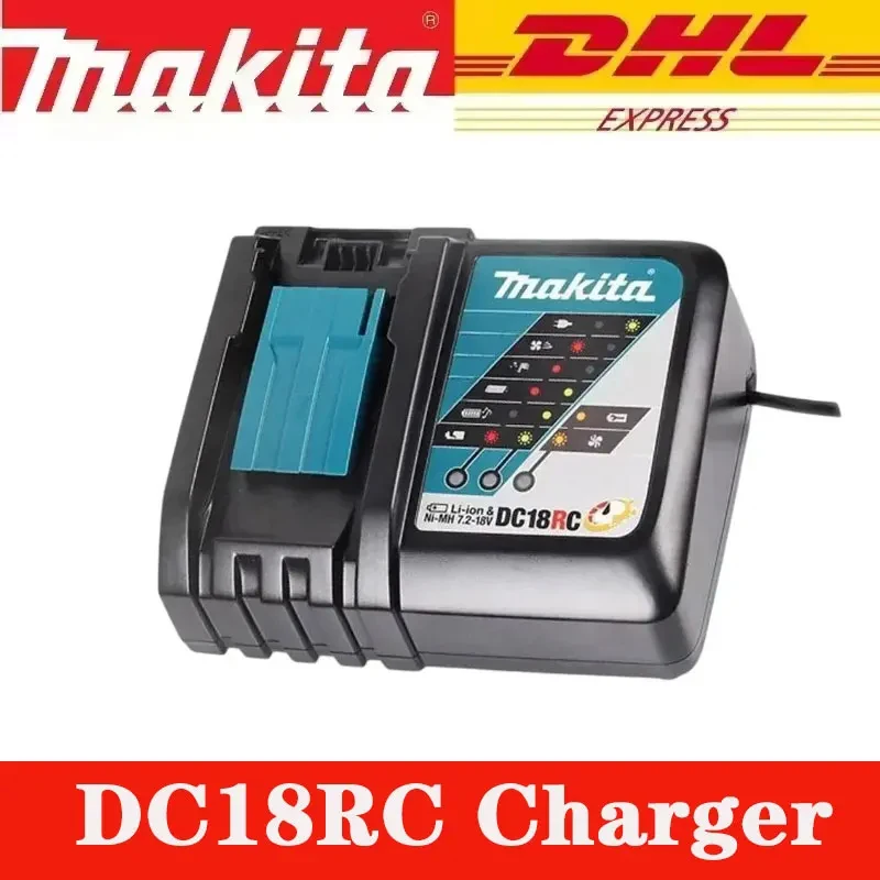 100% Original New 18V Makita 5Ah Battery+Charger, For DDF487 Lithium Rechargeable Impact Drill Household image 3