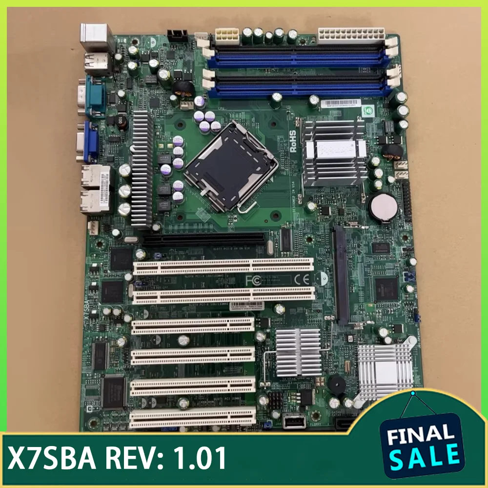 

Single-channel LGA775 industrial control equipment motherboard X7SBA REV: 1.01