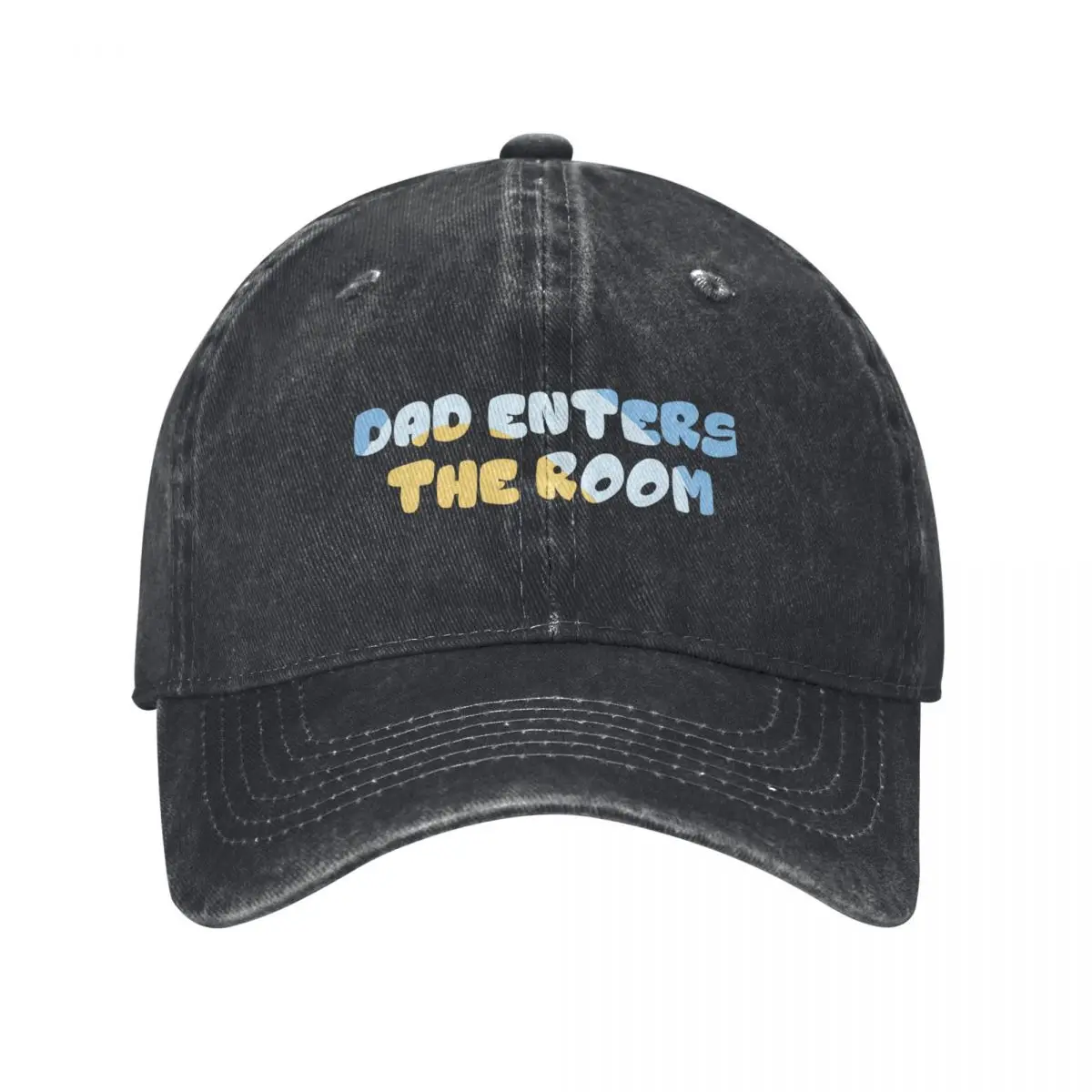 Blue Dad Enters The Room Baseball Cap Vintage dad hat Girl'S Hats Men's