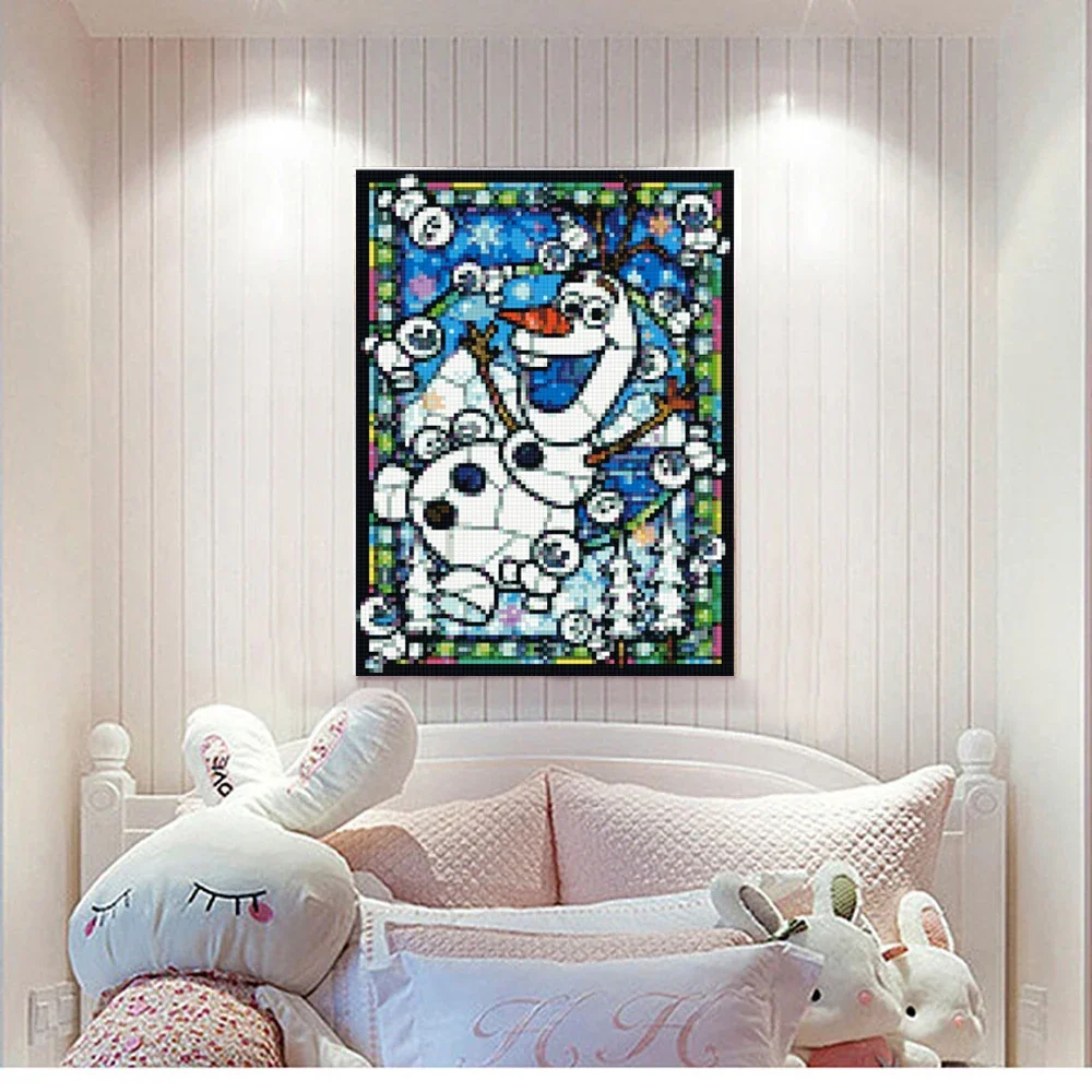 Disney Princess Diamond Painting Cartoon Characters Set Hobby Art 5D DIY Round Drill Girl Diamond Mosaic Embroidery Home Decor