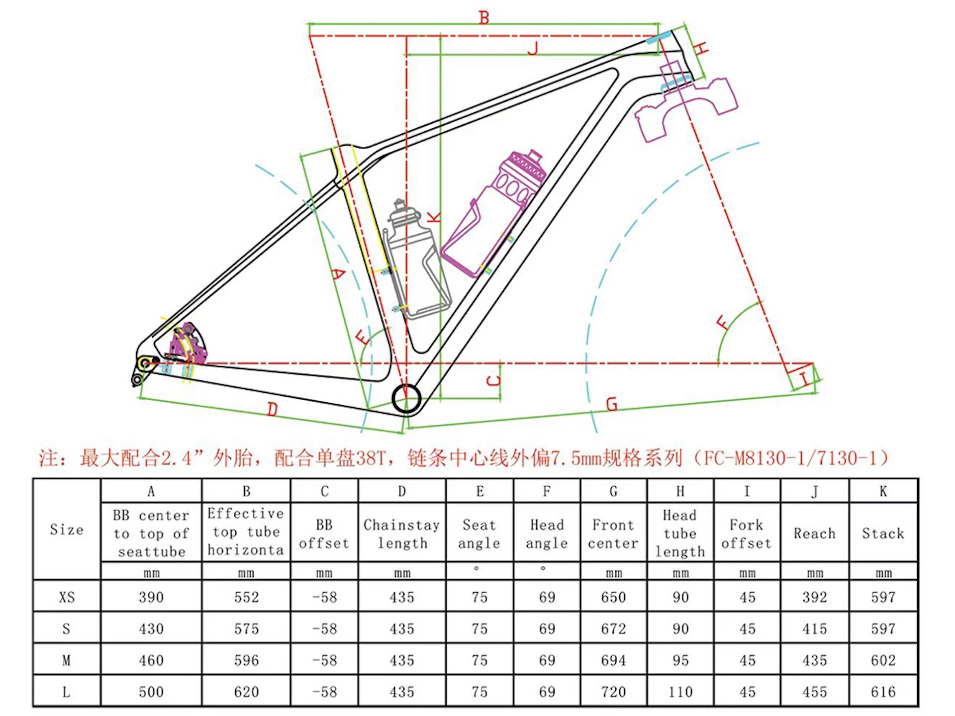 Carbon MTB Frame 29er Elite Mountain Bike Carbon Frame 148*12 Boost Full Suspension Disc Brake XS/S/M/L MTB Frames Bicycle Parts view 6
