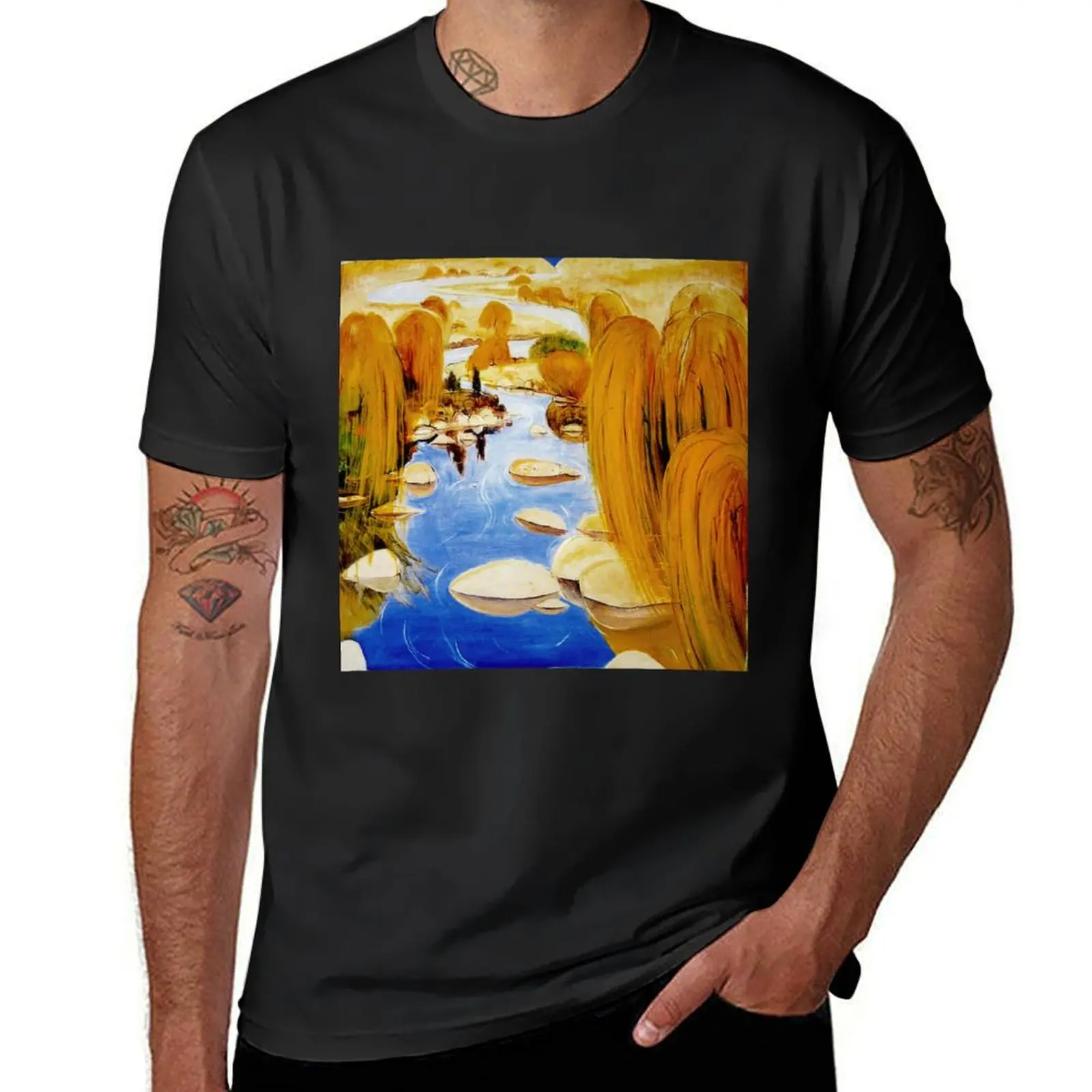 Brett Whiteley T-Shirt plain sports fans T-shirts for men cotton