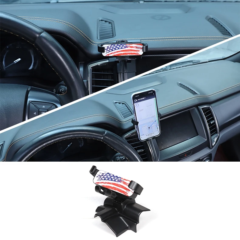 3M Adhesive Heavy-Duty Phone Mount - Custom Fit Below Infotainment Screen For 2015-2021 Ford Ranger
