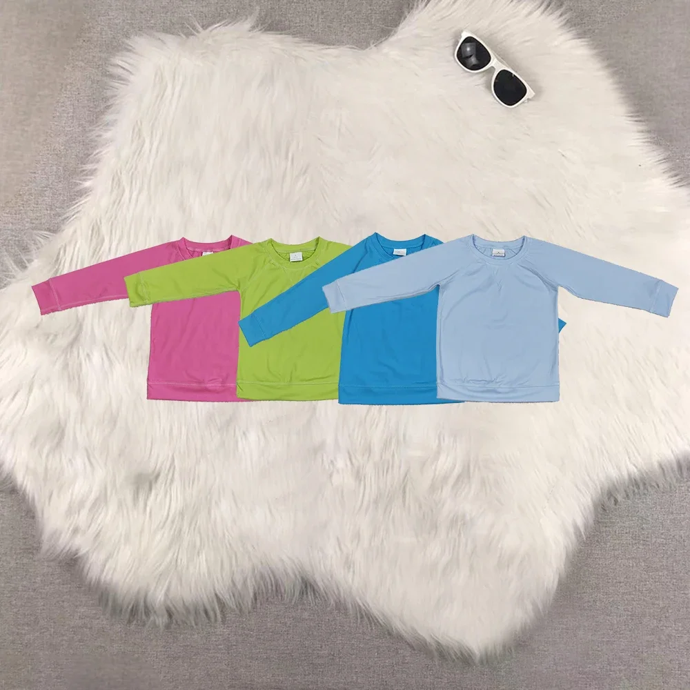 

Sibling Baby Girls Colorful Long Sleeves Yoga Shirts Tops