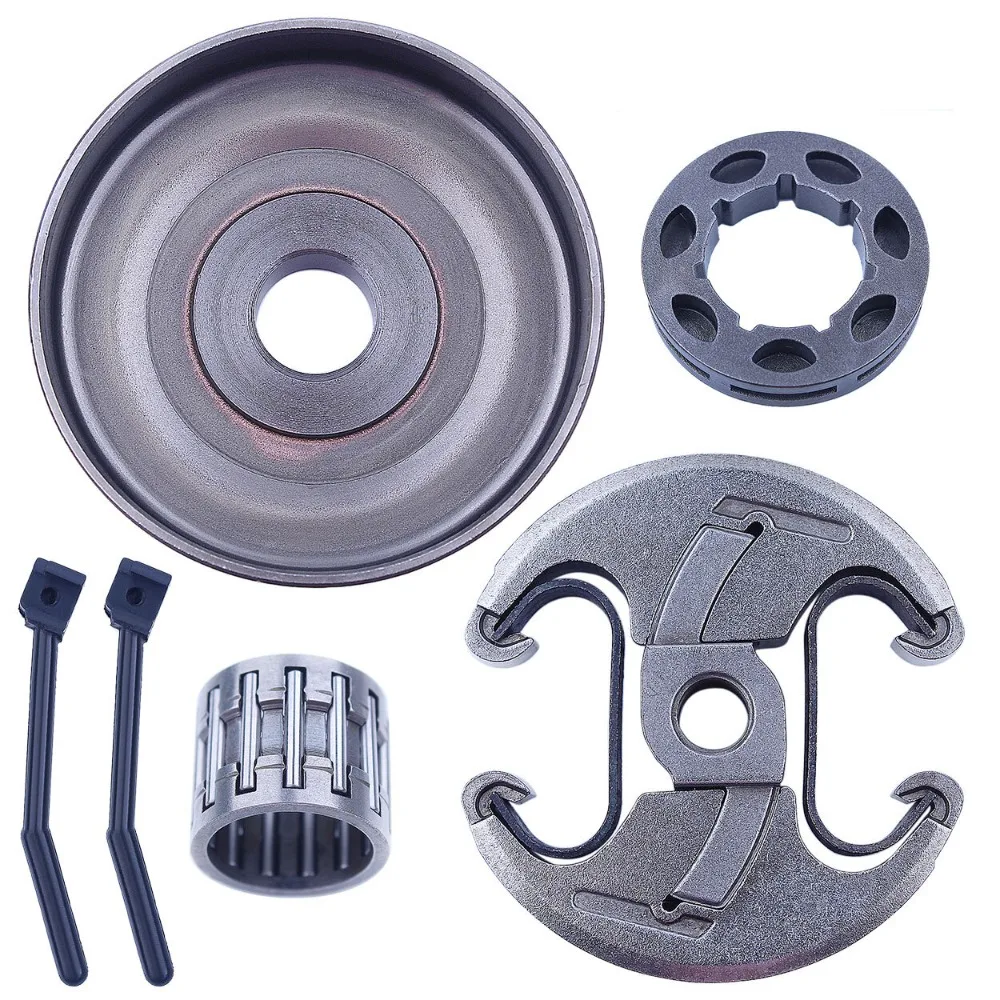 

Chainsaw Clutch Drum Rim Sprocket For Husqvarna 455 460 Rancher Needle Bearing