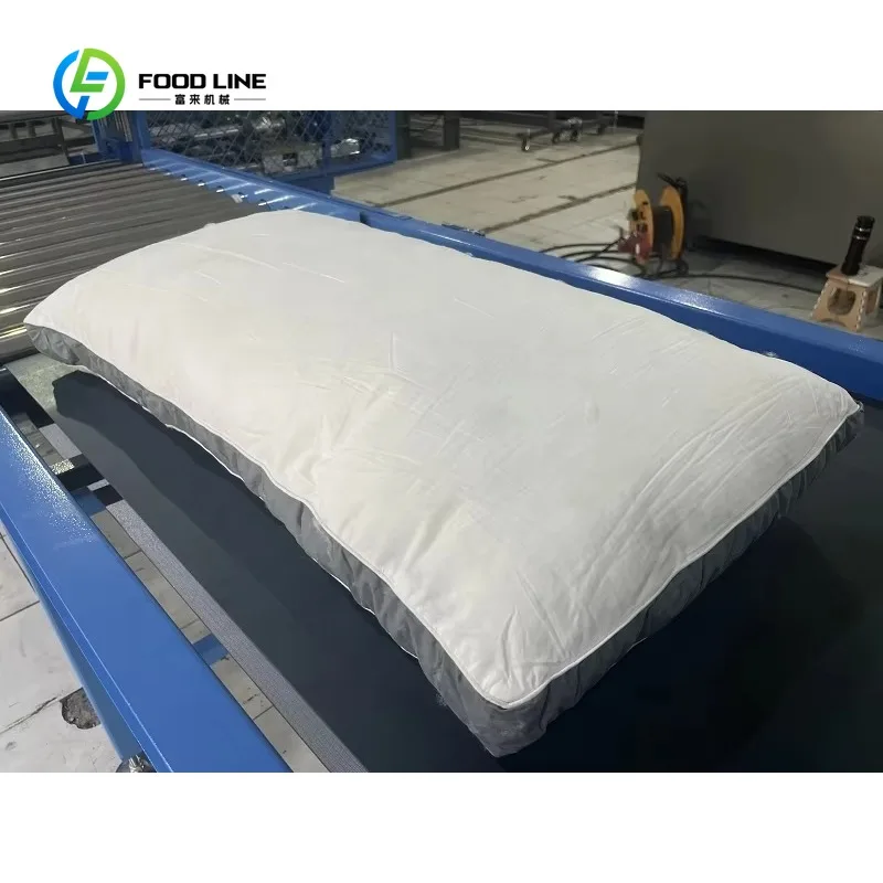 Customized Pillow Compress Vacuum Packing Professional Pillow Roll Wrapping Machine