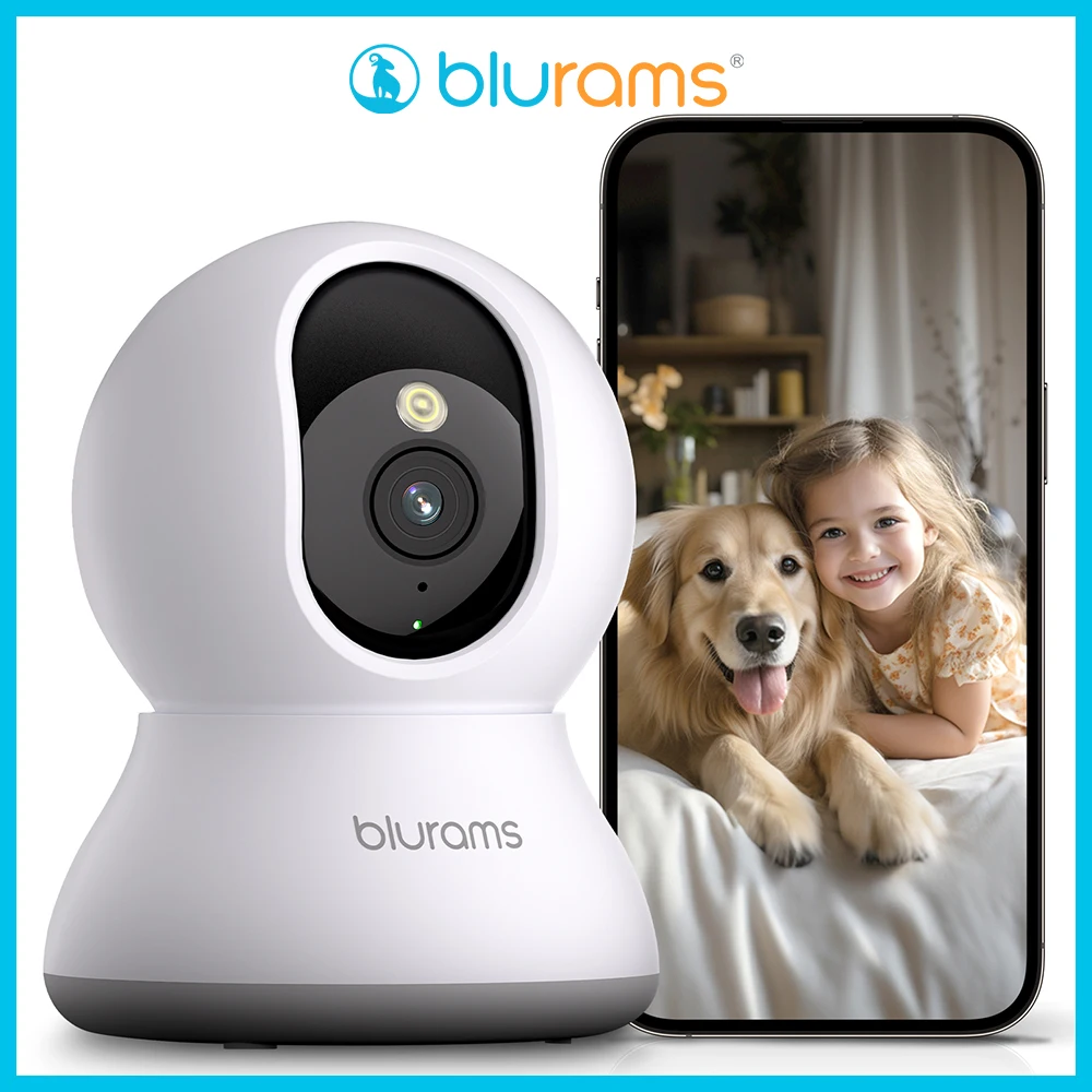 360 Degree Pet Surveillance Camera with Night Vision