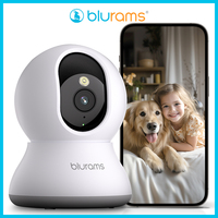 Blurams Baby Monitor Camera 2K HD Home Security Camera with Motion Detection and Two-Way Audio, Easy Setup, Clear Day & Night