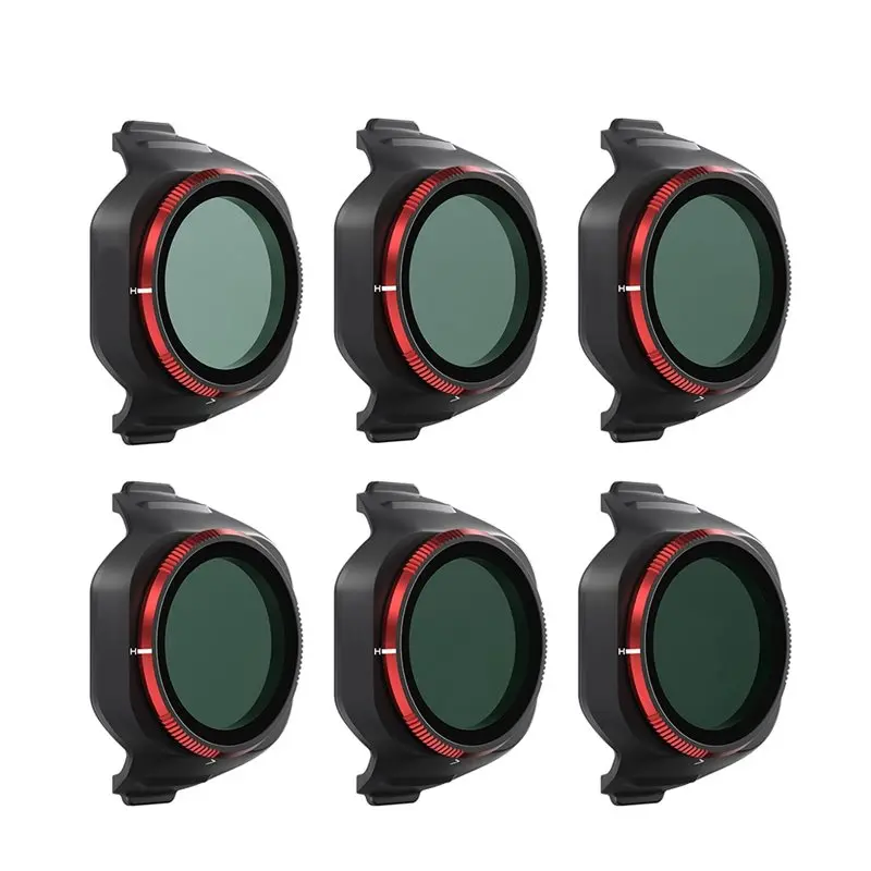 

AS95-For DJI Mini 5 Pro Drone Accessories 6 Pack Bright Day ND/PL Filters- ND8/PL, ND16, ND32, ND64, ND128, ND256/PL For Drone C