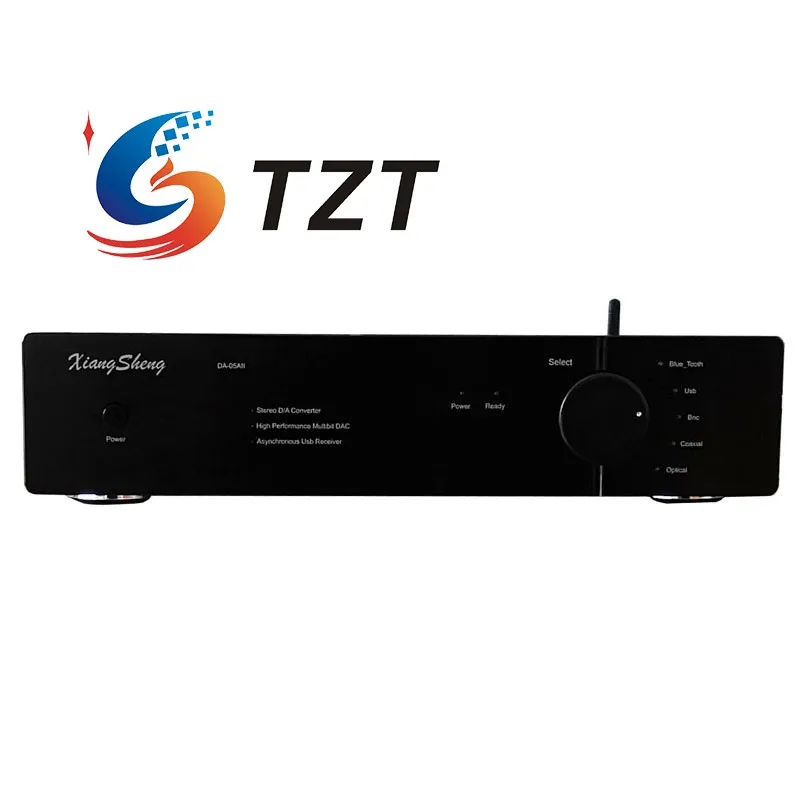 TZT DAC-05A MK II QCC5125 Bluetooth DAC Hifi USB DAC Balanced Tube DAC Dual PCM1794A with Silver/Black Panel