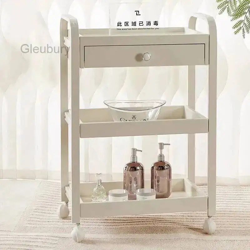 Salon Rotating Luxury Moving Modern Organizer Trolley Storage Trolley Cart Simple Tool Carritos Organizadores Salon Furniture