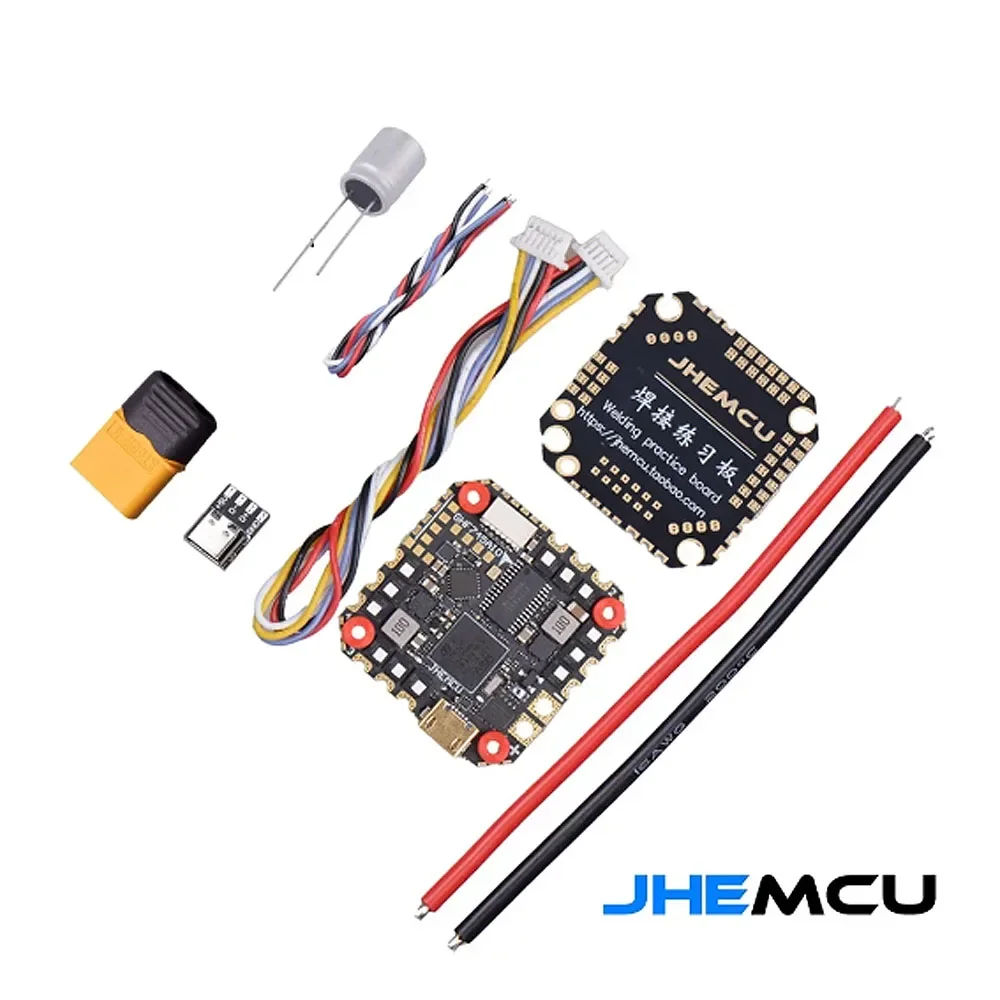 JHEMCU GHF745 AIO MPU6000 F745 Flight Controller Blheli32 G071 40A/50A 4 in1 ESC 25,5x25,5mm 3-6s for fpv freestyle drone