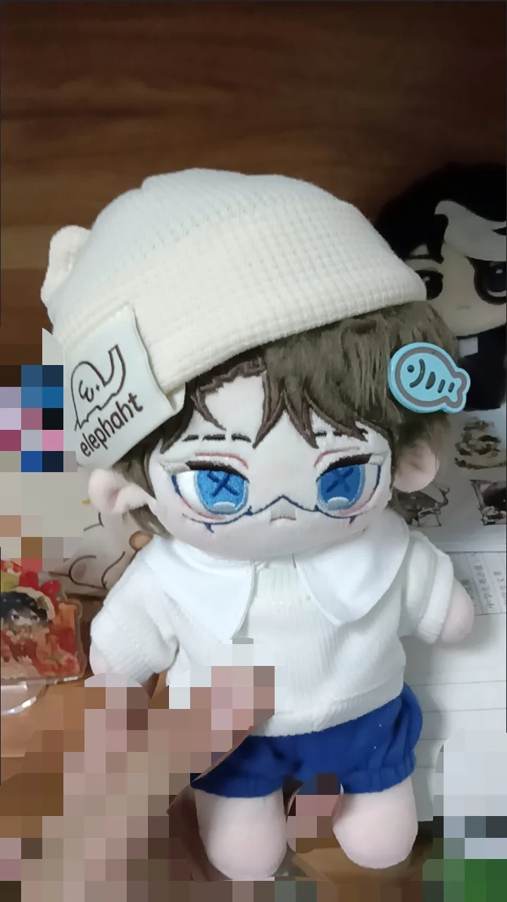 

Мягкая 20 см игра Identity V Eli Clark, плюшевая хлопковая кукла для косплея, игрушки для детей со скелетом, детская сменная одежда, подарок на день рождения