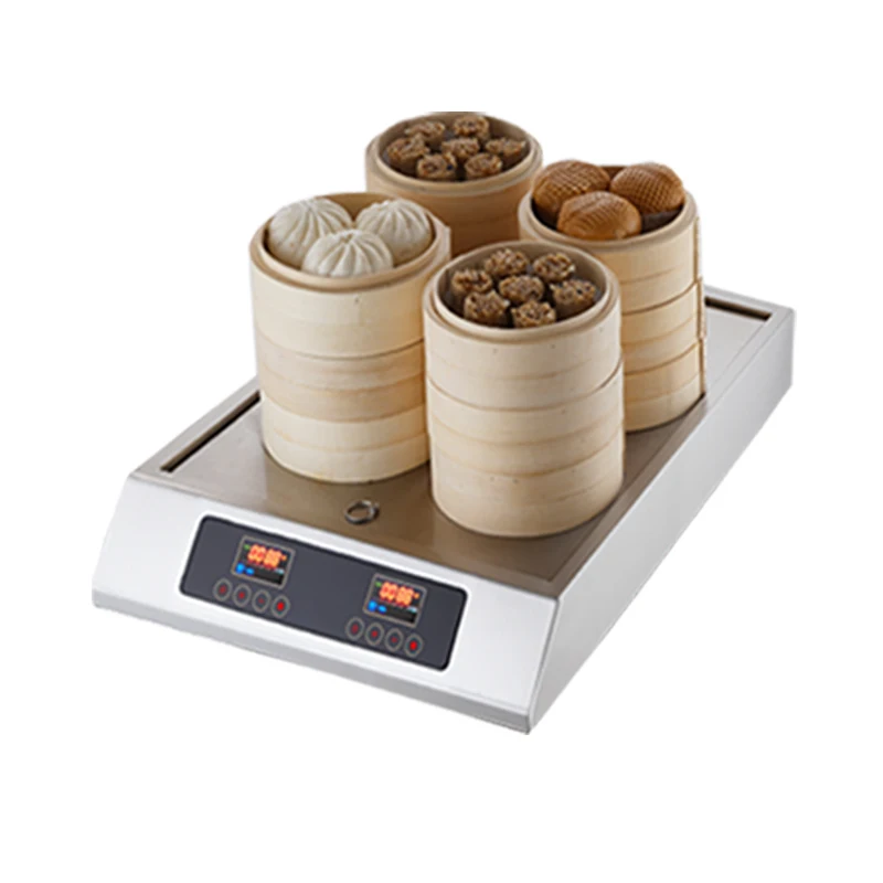 

Multifunctional commercial 2/4 hole stainless steel automatic electric steamed bread steamer