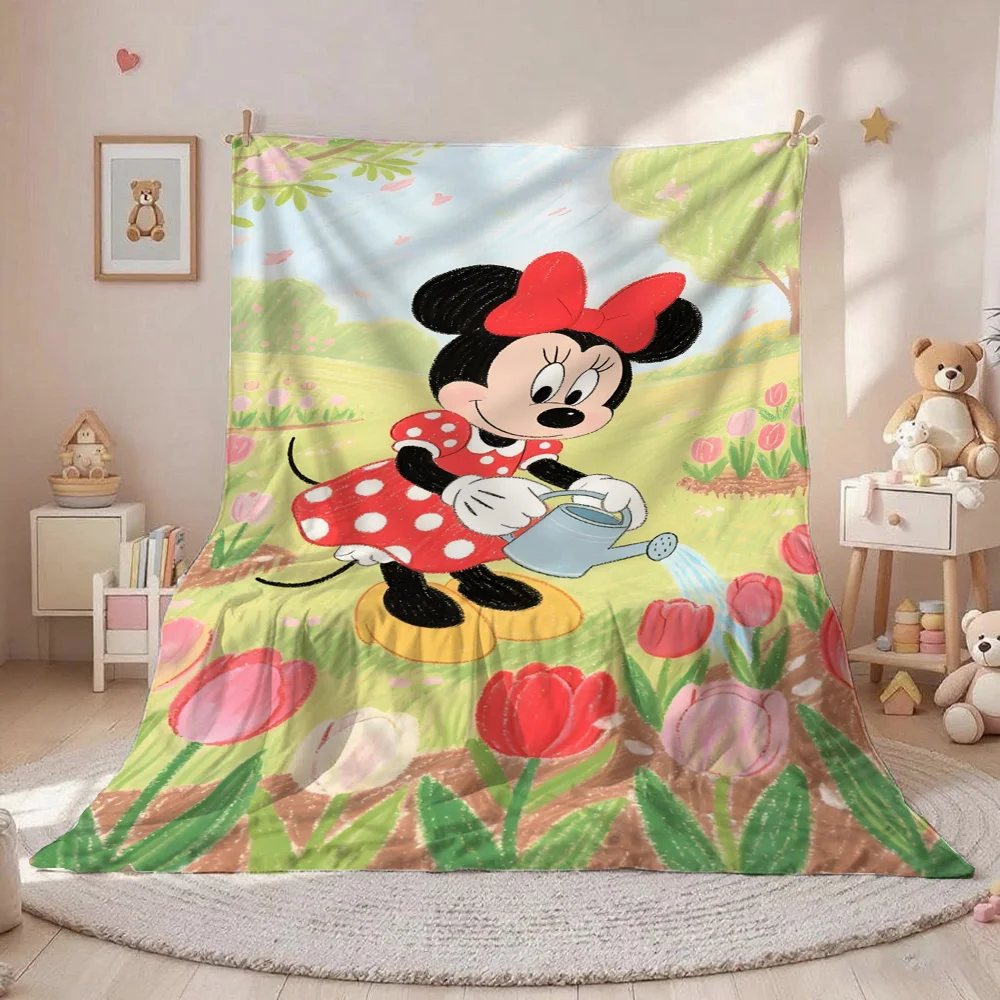 Home and Decoration Cute Fashion Throw Blankets for Beds/sofa M-Minie mouse Blanket for Camping/Traveling Blanket Best Gifts - view 3