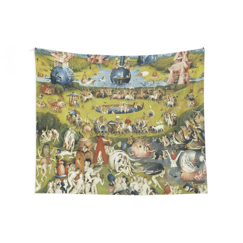 The Garden of Earthly Delights by Hieronymus Bosch Tapestry Wall Decoration Items Things To Decorate The Room Tapestry