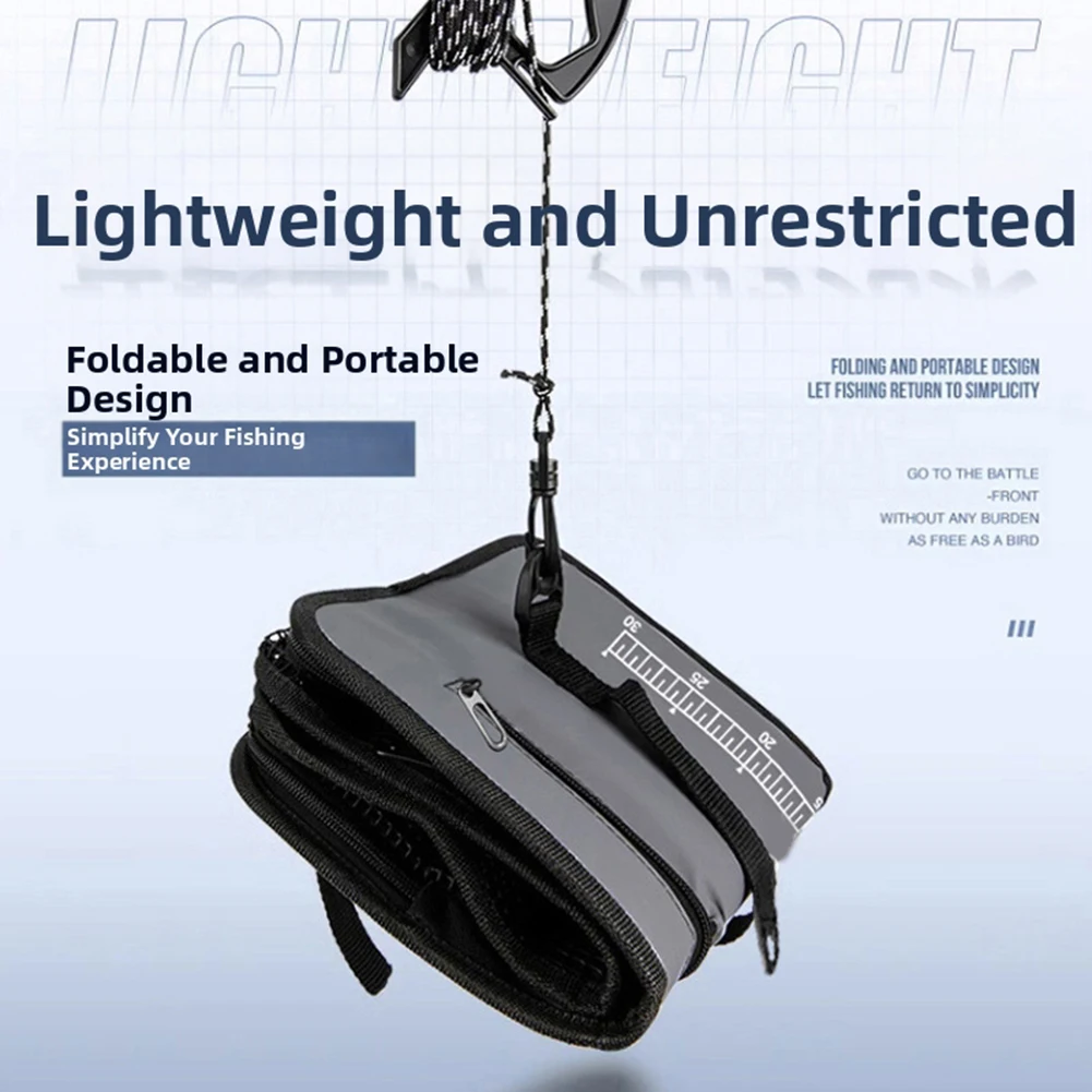 

Floating Fish Basket Foldable Fishing Holder Storage Cage For Sea Fishing Stream Fishing Rock Fishing Fly Fishing Accessories