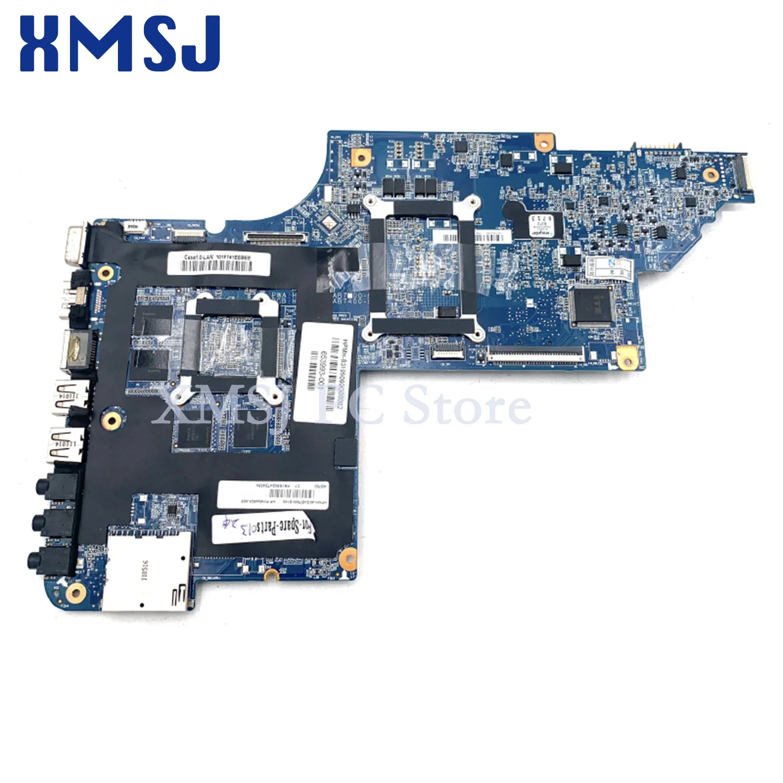 XMSJ For HP PAVILION DV6 DV6-6000  Laptop Motherboard 650854-001 665284-001 665281-001 650851-001 Socket FS1 Full Test