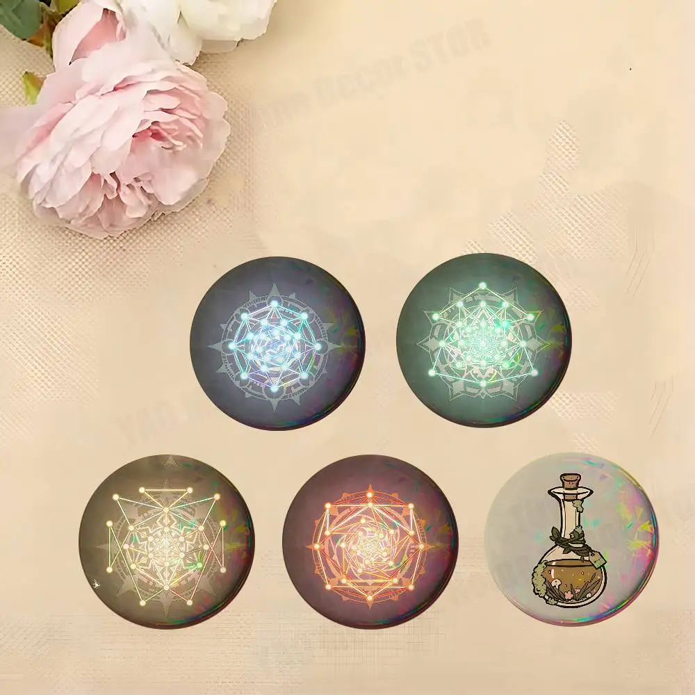 

Whimsical Forest Brooches Cartoon Enamel Pins Round Creative Badge for Backpack Accessories Gifts