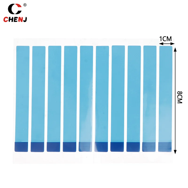 10 Stuks Universele Mobiele Telefoon Batterij Stick Batterij Zelfklevende Sticker Gemakkelijk Te Trekken Trackless Tape Strip Dubbelzijdig Tape