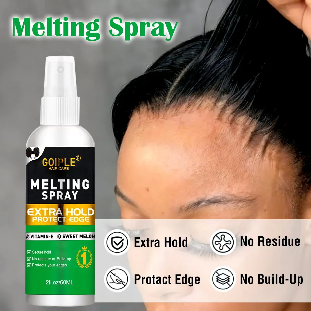 Extra Hold Lace Wig Adhesive,Melting Spray,Remover,Wax Stick,HD Caps,Band with Brush Lace Front Wigs Tools,Lace Wig Install Kit