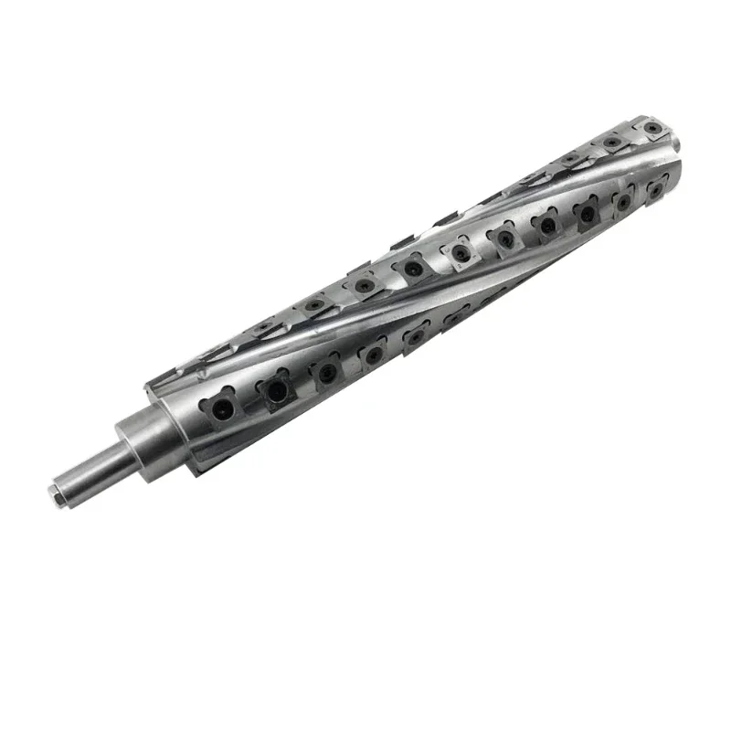 Any Size Custom for Makita planer spindle shaft helical cutterhead for Thickness Planer spiral cutter head