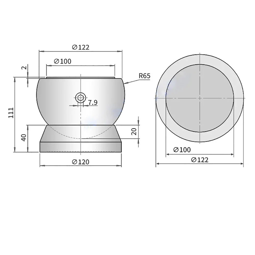 Laser Welding Magnetic Ball Fixture - Universal Magnetic Base with 360° Swivel for Mold Repair and Welding Clamping