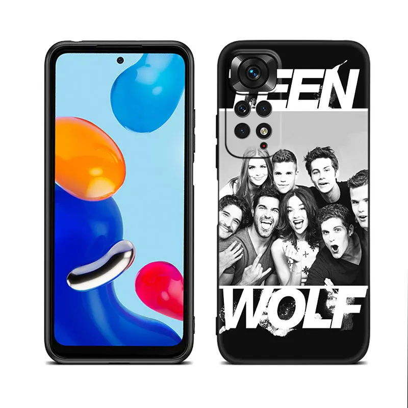 Teen Wolf Black Phone Case For Xiaomi Redmi Note 12 + 11 11S 11T 11E 10 10T 5G 10S 9S 9 8T 7 6 Pro Silicone Cover